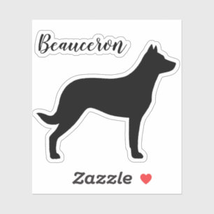 Beauceron Silhouette Sticker