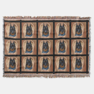Beauceron Throw Blanket