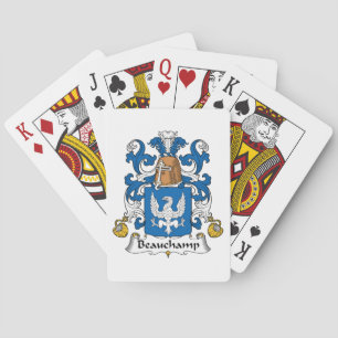 Beauchamp Family Crest Playing Cards
