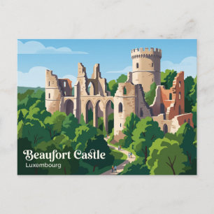 Beaufort Castle Luxembourg Postcard