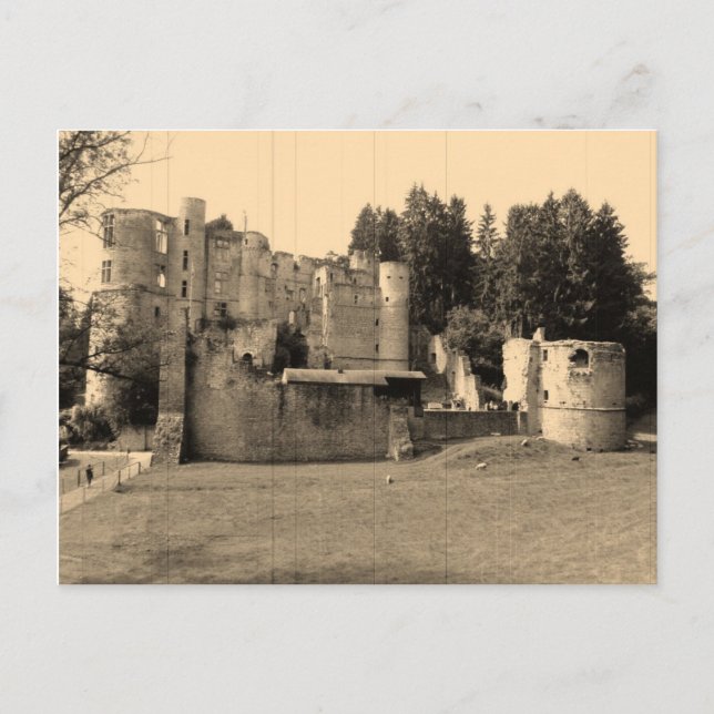 Beaufort Castle Museum, Luxembourg Postcard (Front)