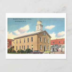 Beaufort County Court House, Washington, NC Postcard