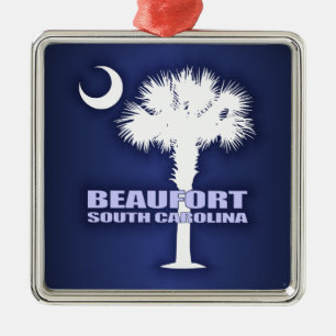 Beaufort SC (P&C) Metal Tree Decoration
