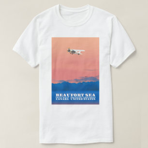 Beaufort Sea Canada USA travel poster T-Shirt