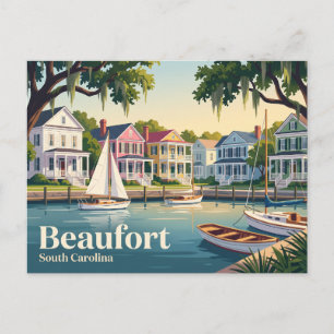 Beaufort, South Carolina, USA Postcard