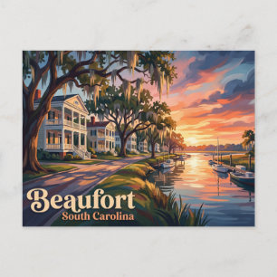 Beaufort USA Postcard