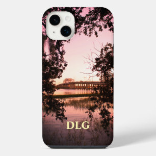 Beaufort Woods Memorial Bridge at Sunset iPhone 14 Plus Case