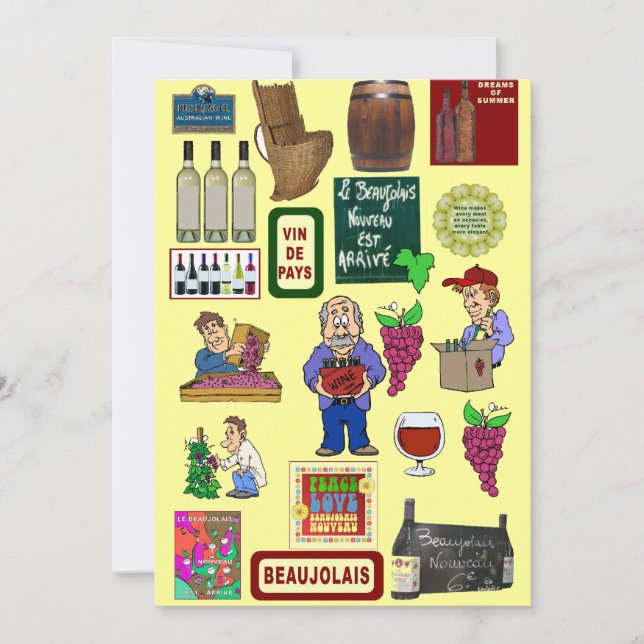 Beaujolais Nouveau Invitation (Front)