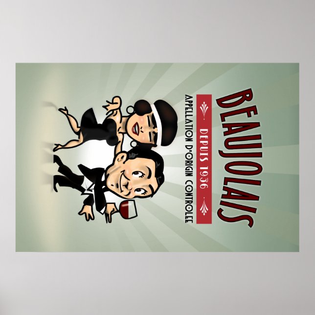 Beaujolais Wine Poster (Front)