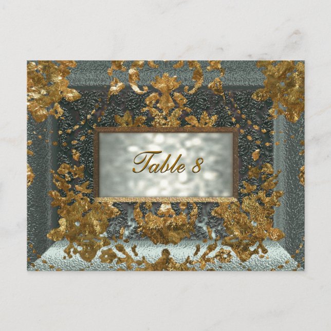 Beaumanoir Reed Victorian Table Number Card (Front)