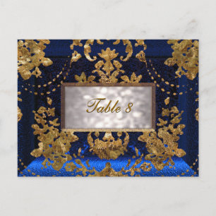 Beaumanoir Saphire Victorian Table Number Card