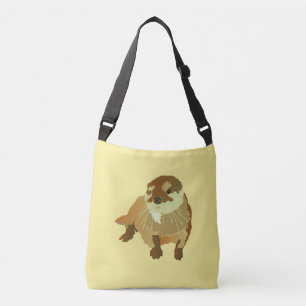 beautful cute yellow otter bag