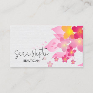 Beautician Beauty Consultant Business Card