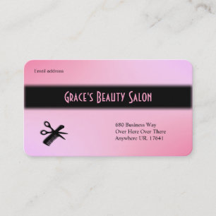 Beautician Business Card