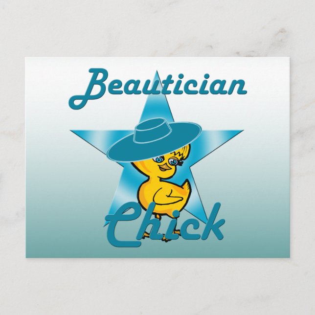 Beautician Chick #7 Postcard (Front)
