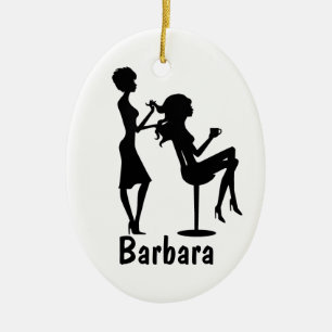 Beautician Customized Ceramic Tree Decoration