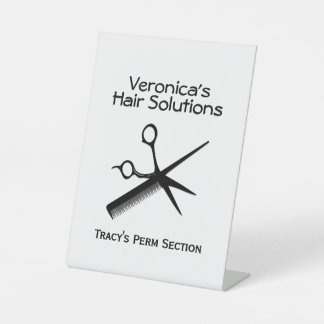 Beautician Design Business Salon Pedestal Sign