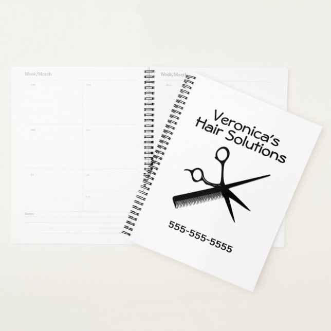 Beautician Design Business Salon Planner (Display)