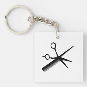 Beautician Design Key Ring