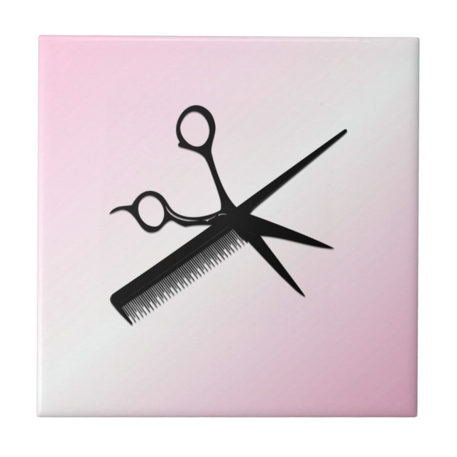 Beautician Design Pink Tile (Front)