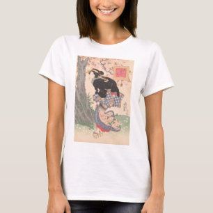 Beauties under Cherry Blossoms Vintage Ukiyo-e T-Shirt