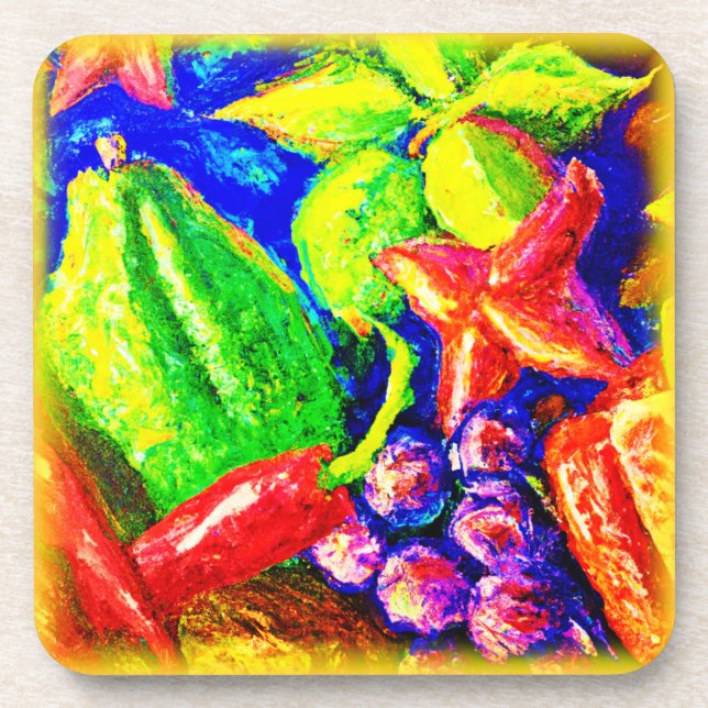 Beautifil And Fruitful Stars. Buy Now Coaster (Front)