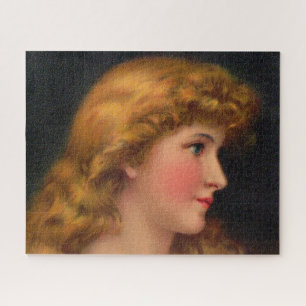 beautiful 19th century woman jigsaw puzzle