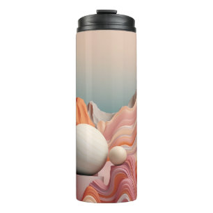 Beautiful 3D Abstract Boho Thermal Tumbler