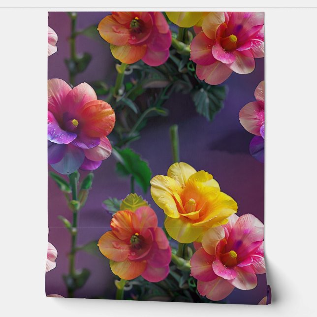 Beautiful 3D flower wallpaper (Unrolling)