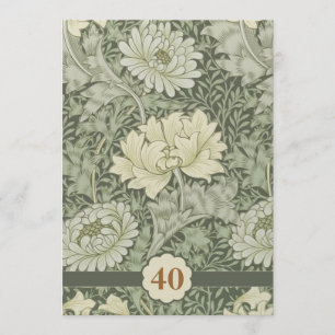 beautiful 40th wedding anniversary invitations