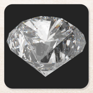 Beautiful 5 Carat Diamond Coaster Set