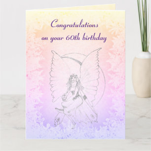 Beautiful 60th Birthday design Card