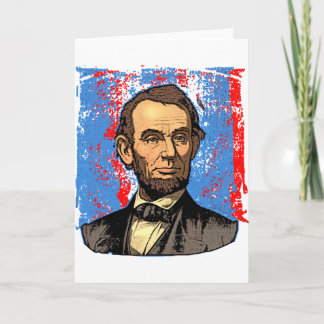 Beautiful Abraham Lincoln Portrait Card