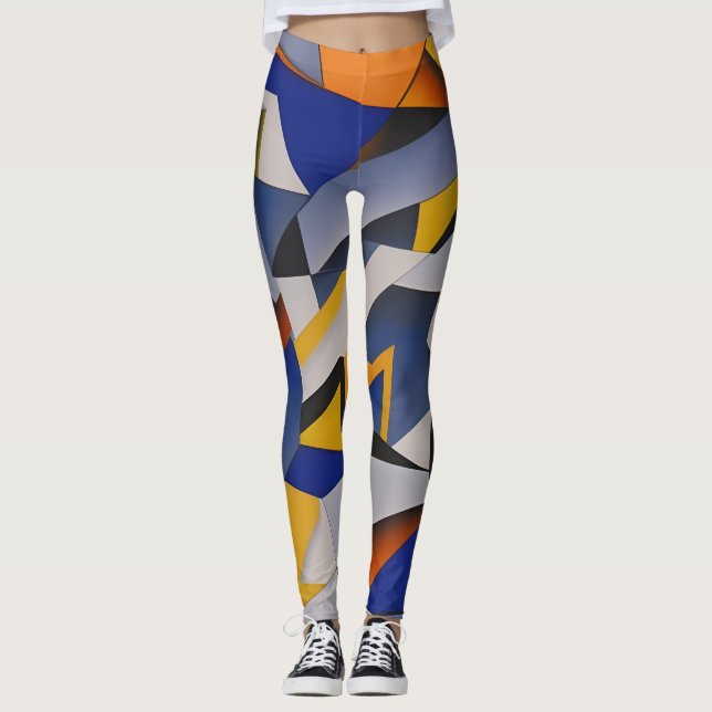 Beautiful Abstract Art Leggings (Front)