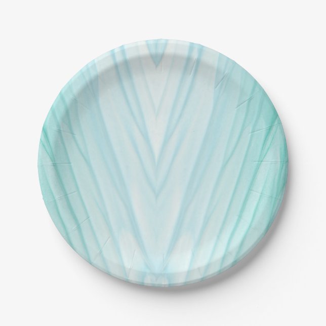 Beautiful abstract art paper plate (Front)