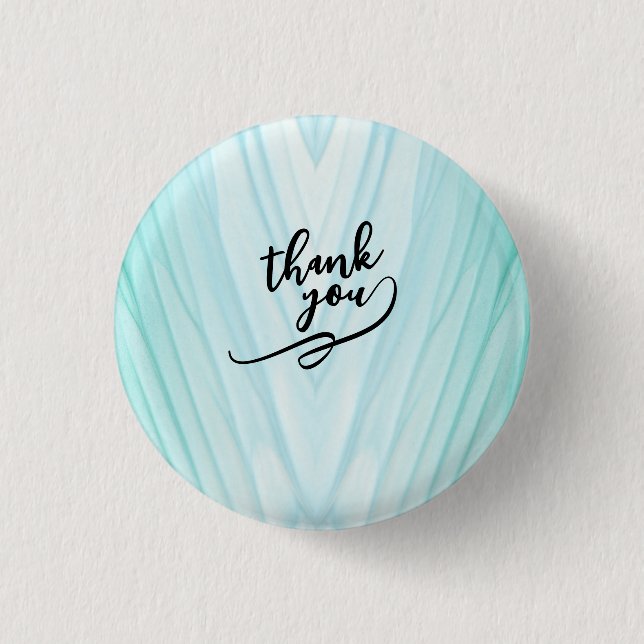 Beautiful abstract art thank you 3 cm round badge (Front)