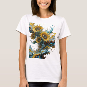 BEAUTIFUL ABSTRACT ART WITH A BOUQUET OF VIBRANT Y T-Shirt