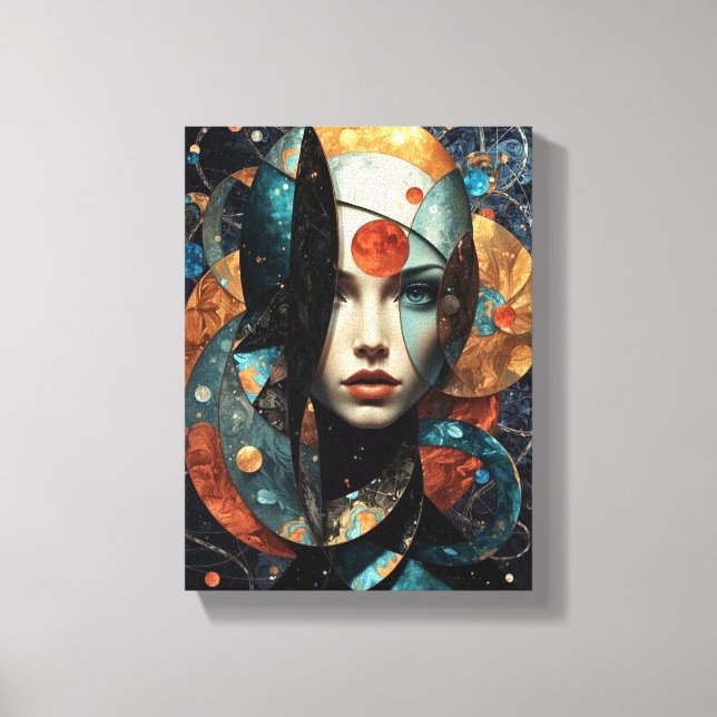 Beautiful abstract canvas print (Front)