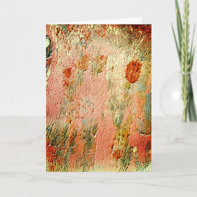 Beautiful abstract card for friendship (Front)