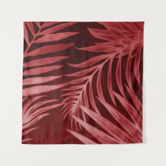 Beautiful abstract colour pink and red flowers on  tapestry