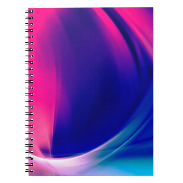 beautiful abstract elegant futuristic backgroundba notebook (Front)
