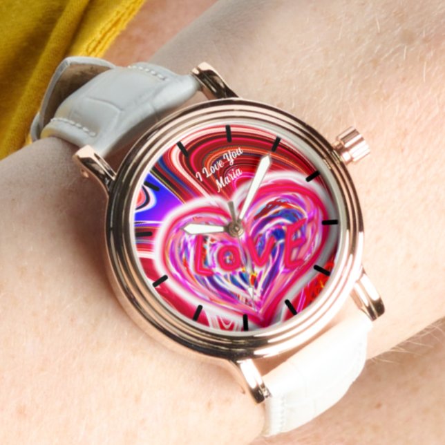 Beautiful Abstract Elegant Rose Gold Watch (Creator Uploaded)
