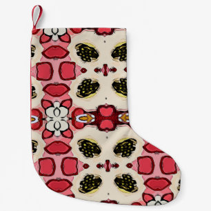Beautiful abstract ethnic seamless patternabstract small christmas stocking