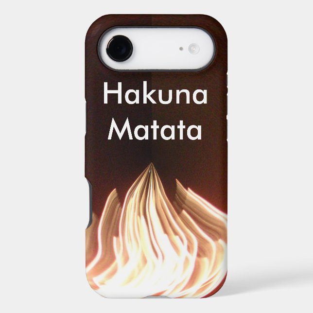 "Beautiful Abstract Flame" Art Print (Back)