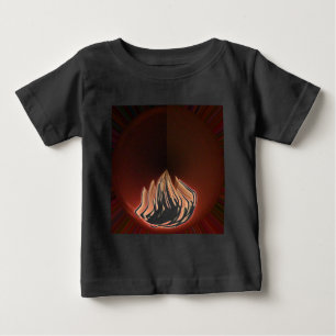 Beautiful Abstract Flame Art Print Baby T-Shirt