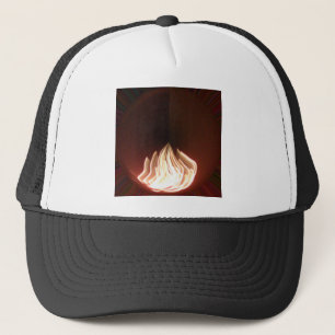 Beautiful Abstract Flame Art Print Trucker Hat