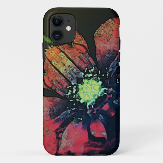 Beautiful abstract floral phone case (Back)