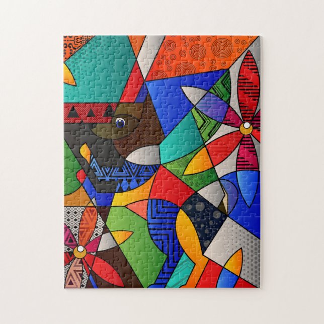 Beautiful Abstract Jigsaw Puzzle (Vertical)