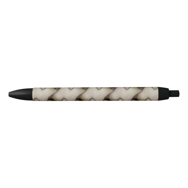 Beautiful Abstract Leave a Long Lasting Impression Black Ink Pen (Front)