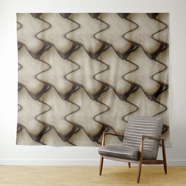 Beautiful Abstract Leave a Long Lasting Impression Tapestry (In Situ (Horizontal))